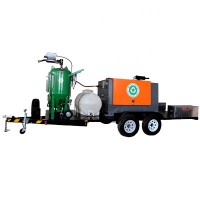 Mobile dustless 800 vehicle - mounted sand blaster